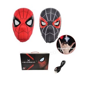ماسک صورت مرد عنکبوتی کنترلی شارژی Spider-Man Mask Ring Remote Control_اکشن فیگور